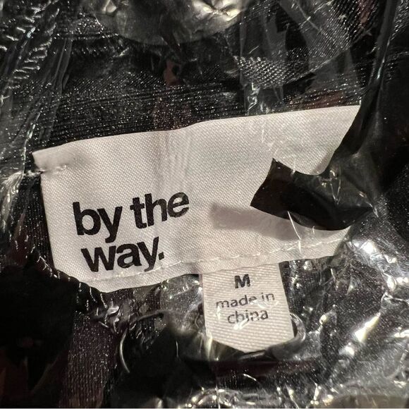 NWT Revolve x By The Way Zala Draped Mini Dress in Black | size M - Picture 10 of 10